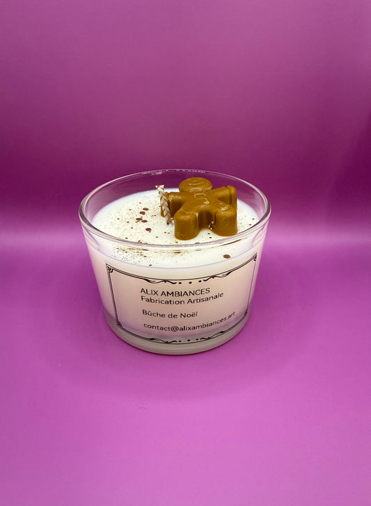 Bougie bonhomme de Noël