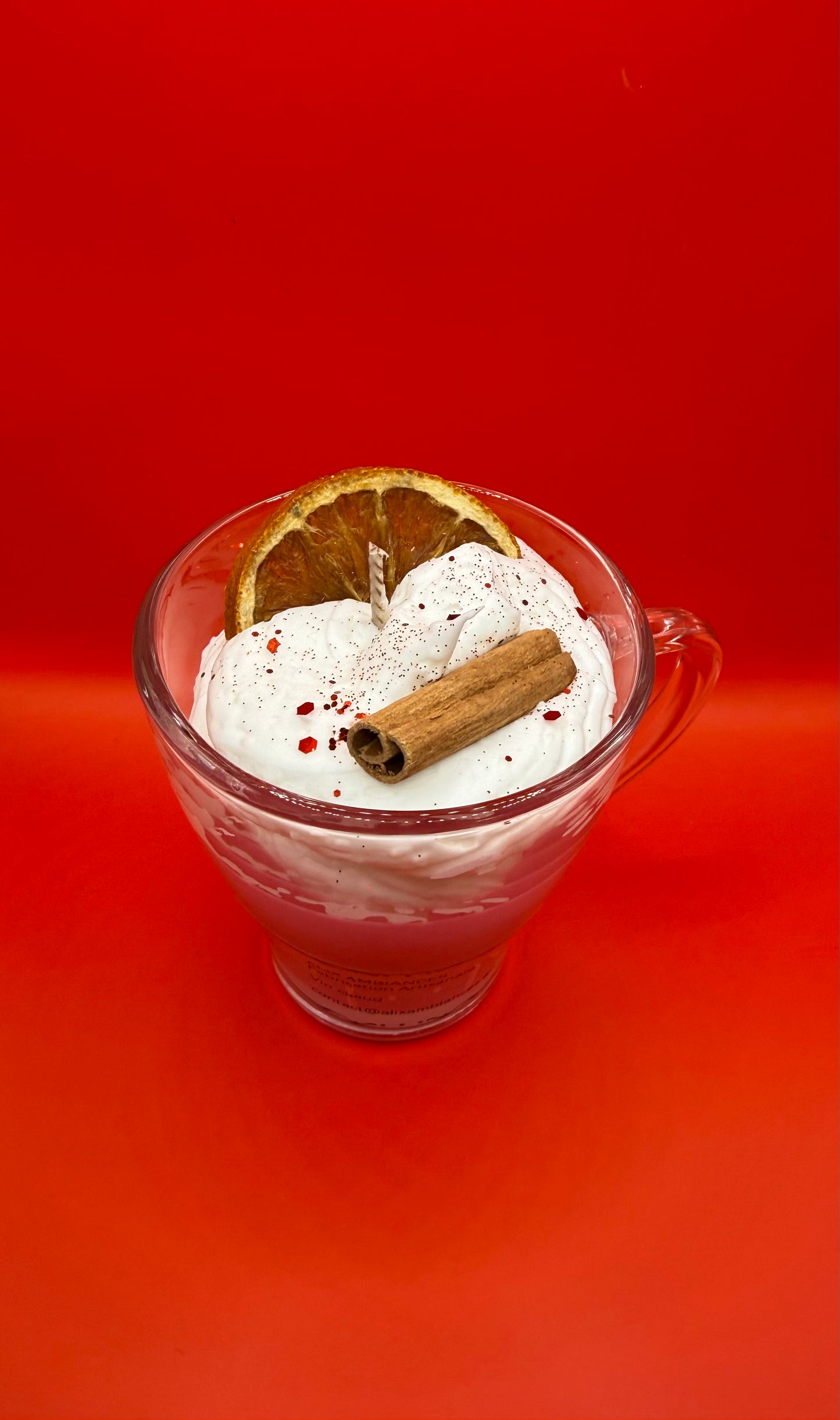 Bougie chantilly tasse vin chaud