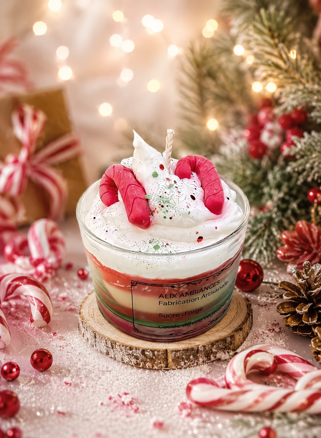 Bougie chantilly Sucre d’orge