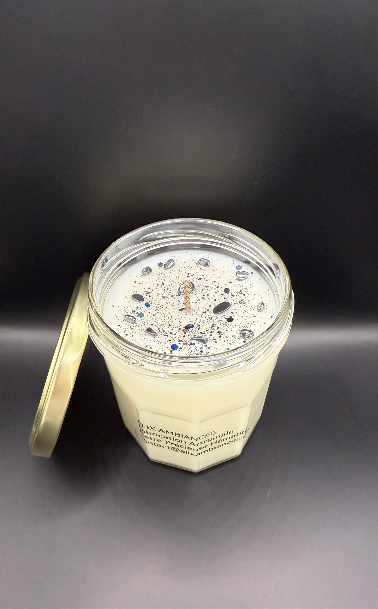 Bougies pierres précieuses