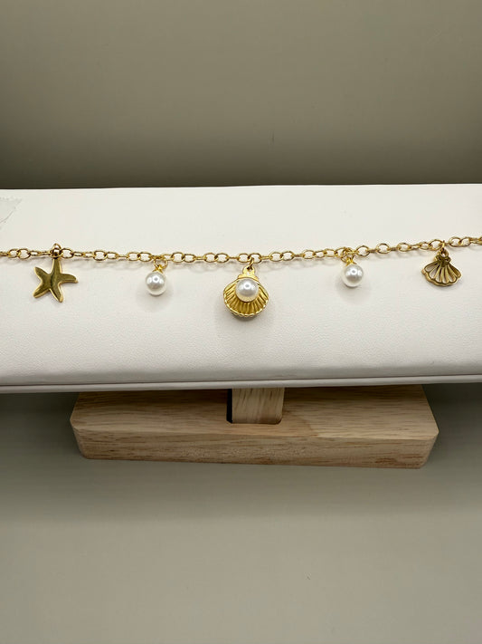 Bracelet coquillage étoile