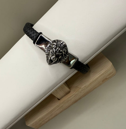 Bracelet tête de lion