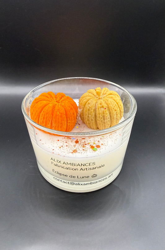 Bougie citrouille