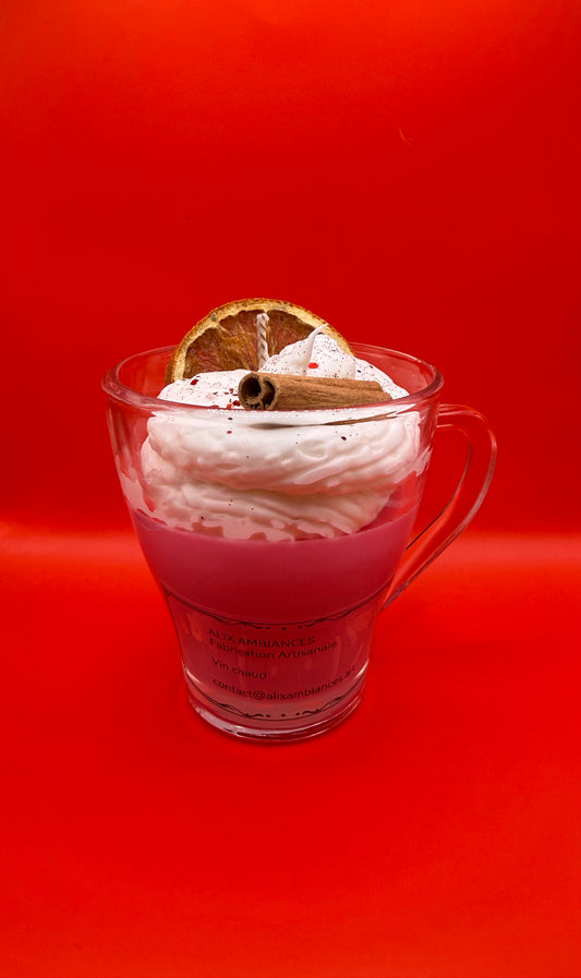 Bougie chantilly tasse vin chaud