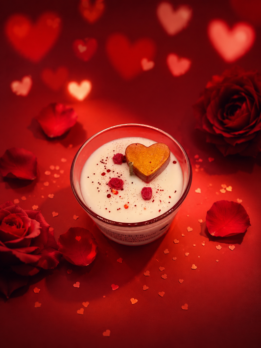 Bougie Coeur Édition Saint-Valentin