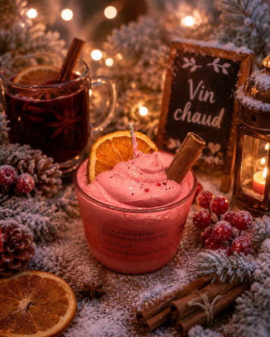 Bougie chantilly senteur vin chaud