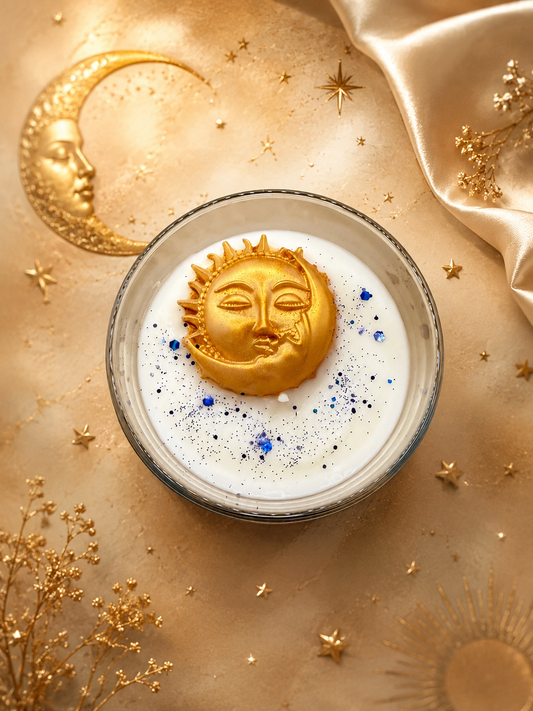 Bougie soleil lune