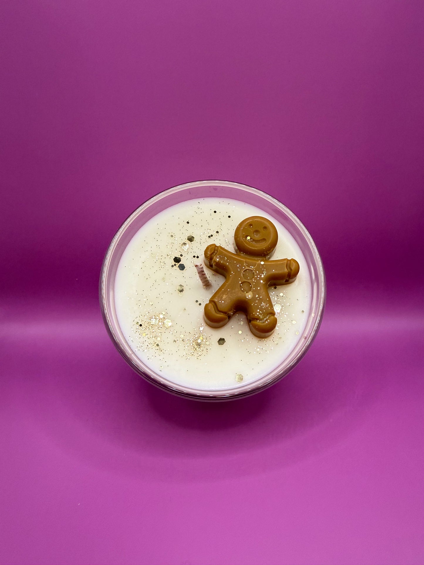 Bougie bonhomme de Noël