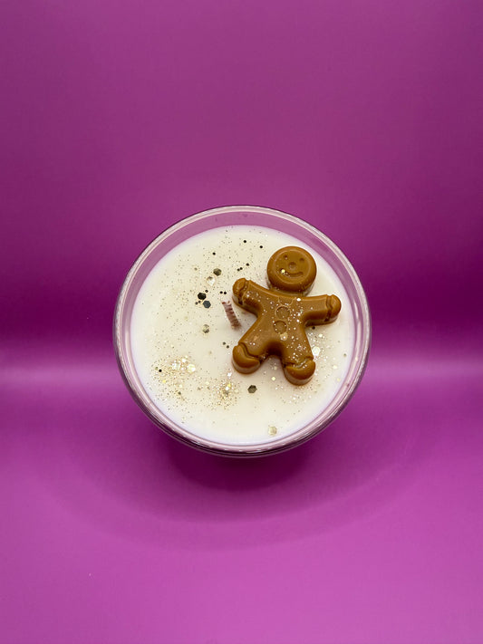 Bougie bonhomme de Noël